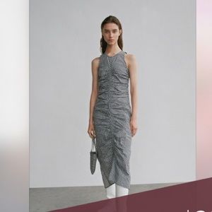 Zara - NWT - Gingham Maxi